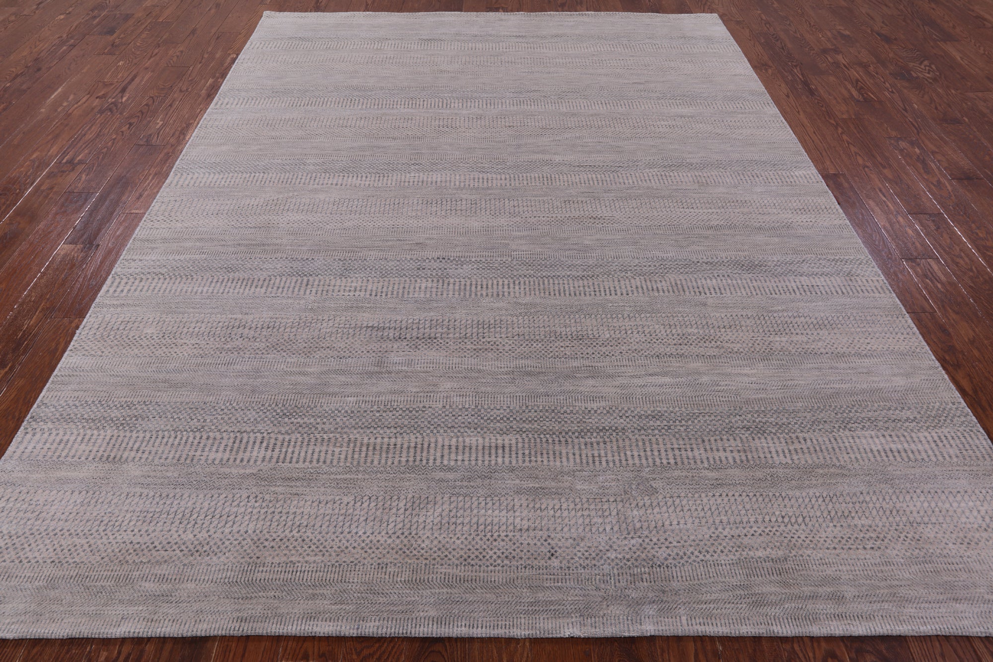 Savannah Grass Hand Knotted Wool & Silk Rug - 8' 2" X 10' 3" - Golden Nile