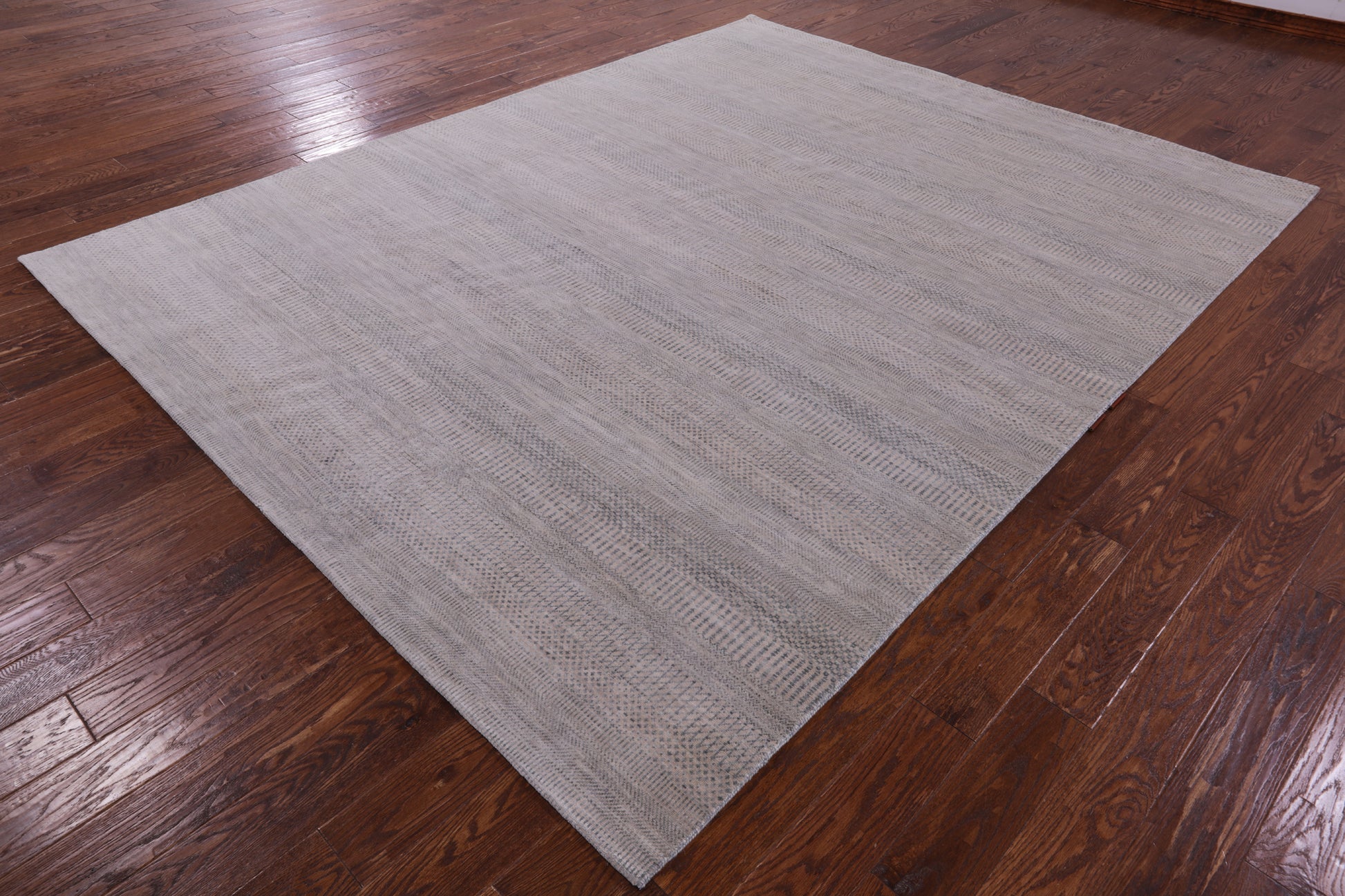 Savannah Grass Hand Knotted Wool & Silk Rug - 8' 2" X 10' 3" - Golden Nile