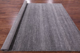 Savannah Grass Hand Knotted Wool & Silk Rug - 8' 1" X 9' 8" - Golden Nile