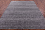 Savannah Grass Hand Knotted Wool & Silk Rug - 8' 1" X 9' 8" - Golden Nile