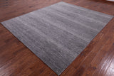 Savannah Grass Hand Knotted Wool & Silk Rug - 8' 1" X 9' 8" - Golden Nile