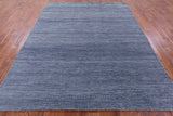 Savannah Grass Handmade Wool & Silk Rug - 8' 0" X 9' 11" - Golden Nile