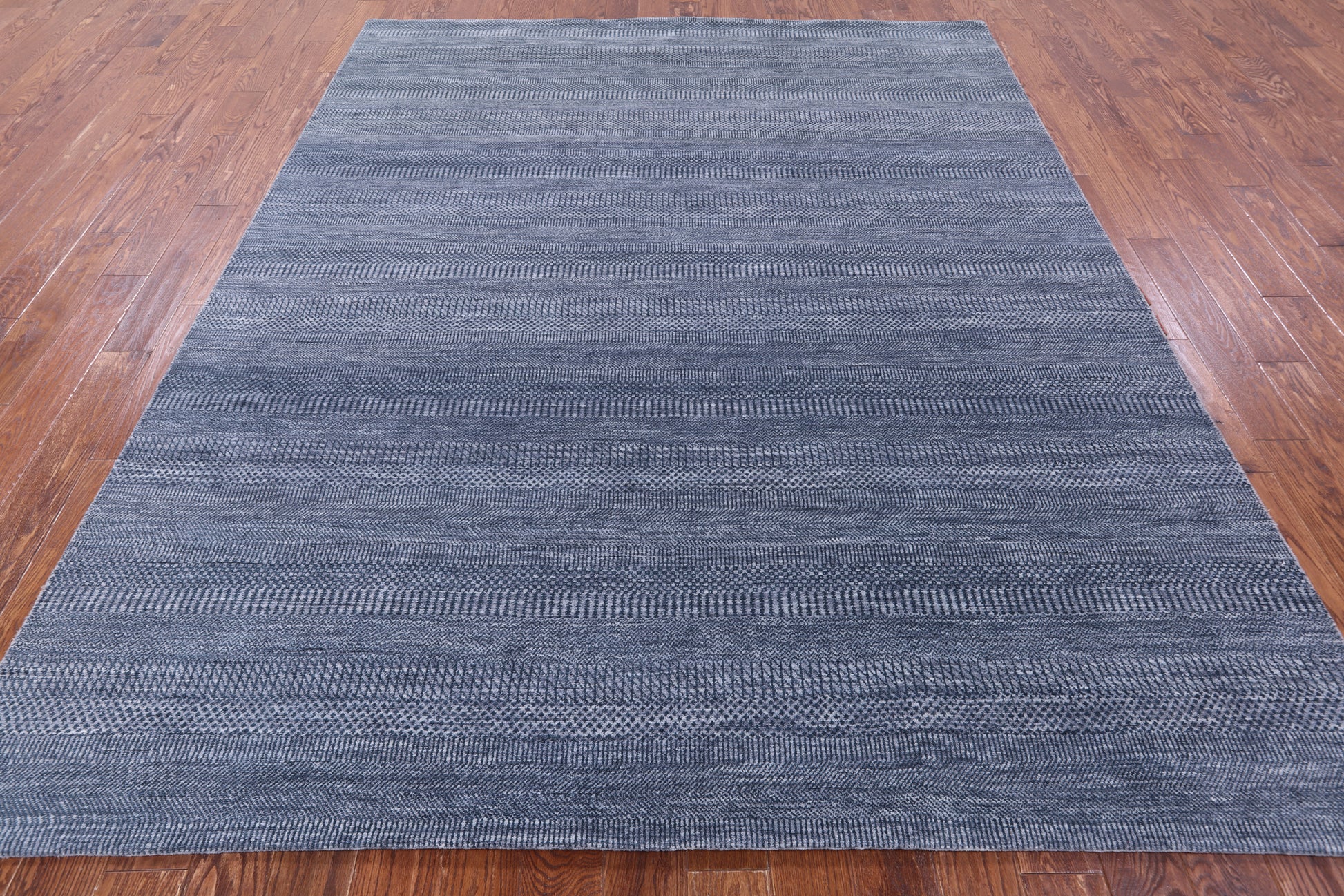 Savannah Grass Handmade Wool & Silk Rug - 8' 0" X 9' 11" - Golden Nile