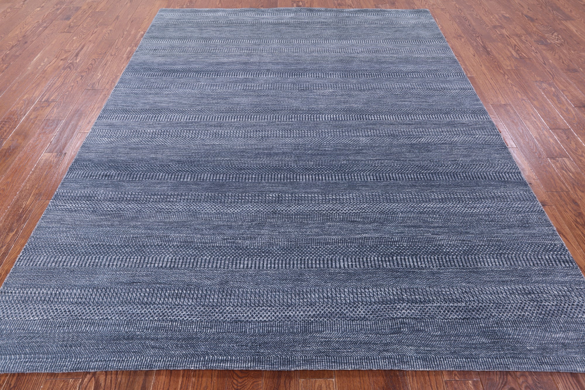 Savannah Grass Handmade Wool & Silk Rug - 8' 0" X 9' 11" - Golden Nile