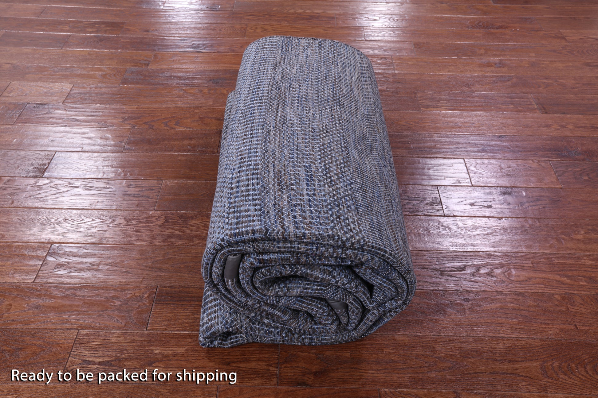 Savannah Grass Handmade Wool & Silk Rug - 6' 1" X 16' 1" - Golden Nile