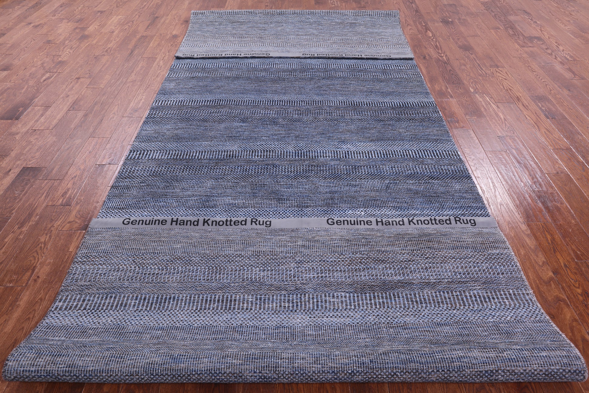 Savannah Grass Handmade Wool & Silk Rug - 6' 1" X 16' 1" - Golden Nile