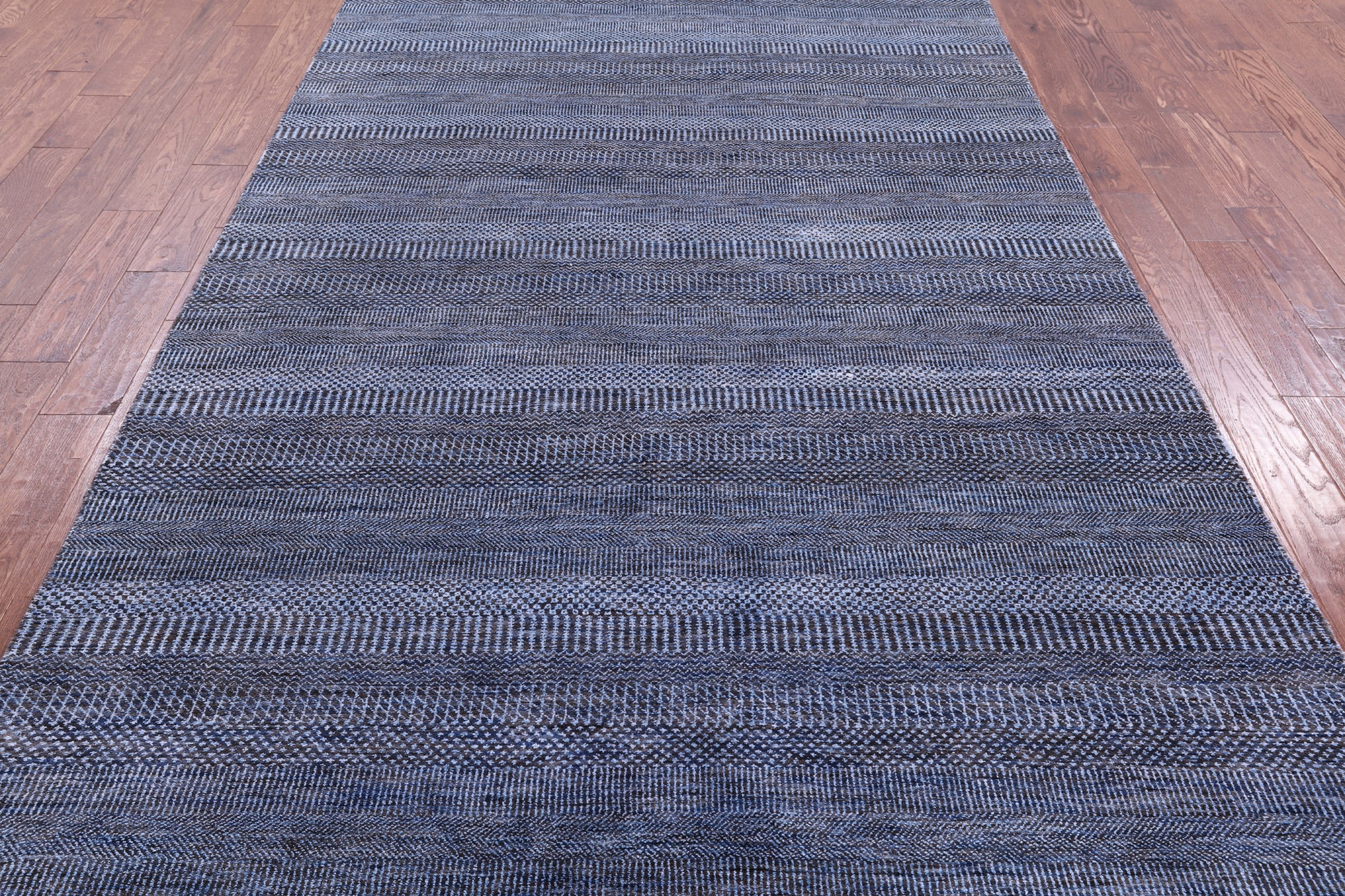 Savannah Grass Handmade Wool & Silk Rug - 6' 1" X 16' 1" - Golden Nile