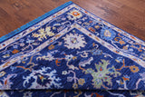 Blue Turkish Oushak Handmade Wool Rug - 8' 0" X 10' 0" - Golden Nile
