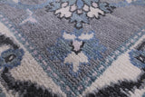 Grey Turkish Oushak Handmade Wool Rug - 8' 3" X 10' 0" - Golden Nile