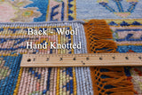 Square Turkish Oushak Handmade Wool Rug - 8' 11" X 8' 11" - Golden Nile