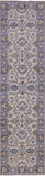 Ivory Turkish Oushak Hand Knotted Wool Runner Rug - 2' 7" X 10' 3" - Golden Nile