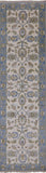 Ivory Turkish Oushak Hand Knotted Wool Runner Rug - 2' 7" X 9' 10" - Golden Nile