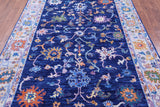 Turkish Oushak Hand Knotted Wool Rug - 6' 1" X 9' 0" - Golden Nile