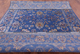 Blue Persian Handmade Wool & Silk Rug - 9' 1" X 11' 11" - Golden Nile