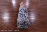 Contemporary Handmade Wool & Silk Rug - 9' 0" X 12' 1" - Golden Nile