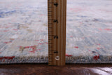 Contemporary Handmade Wool & Silk Rug - 9' 0" X 12' 1" - Golden Nile