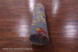 Grey Turkish Oushak Handmade Wool Rug - 9' 4" X 11' 9" - Golden Nile