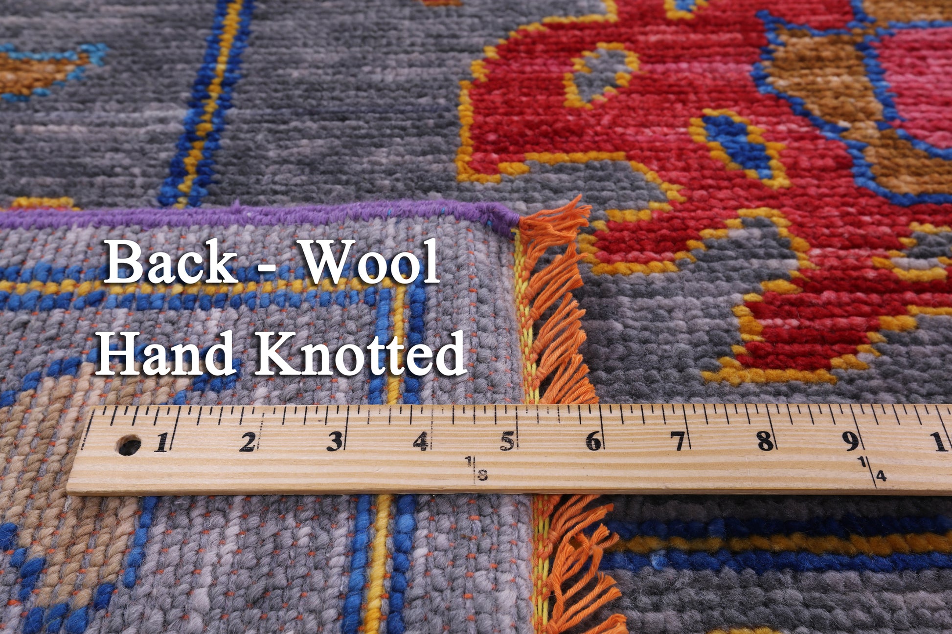 Grey Turkish Oushak Handmade Wool Rug - 9' 4" X 11' 9" - Golden Nile