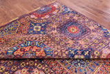 Geometric Persian Mamluk Hand Knotted Wool Rug - 8' 10" X 12' 4" - Golden Nile