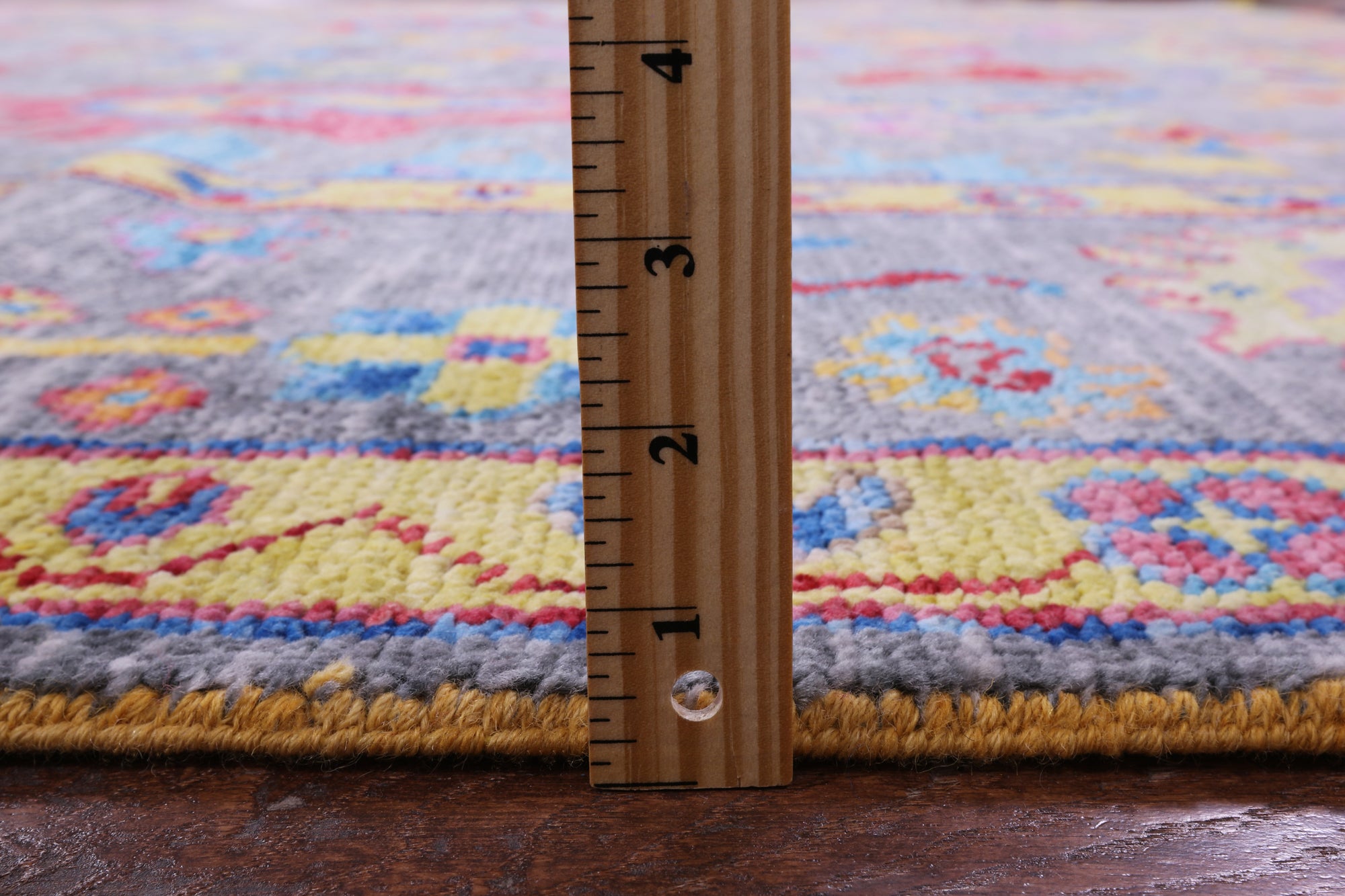 Grey Turkish Oushak Hand Knotted Wool Rug - 9' 1" X 12' 0" - Golden Nile