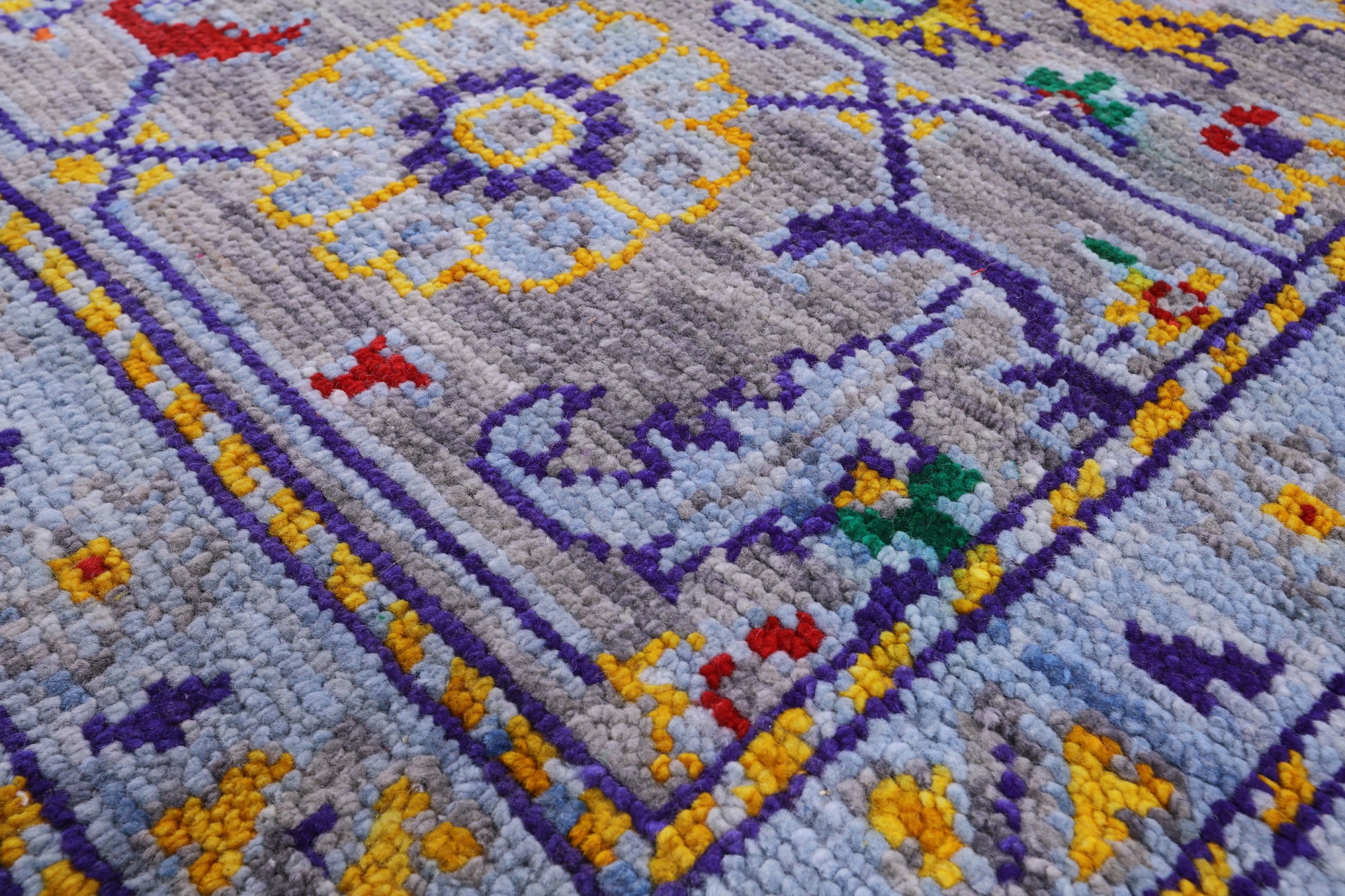 Blue Heriz Serapi Hand Knotted Wool Rug - 9' 2" X 12' 2" - Golden Nile