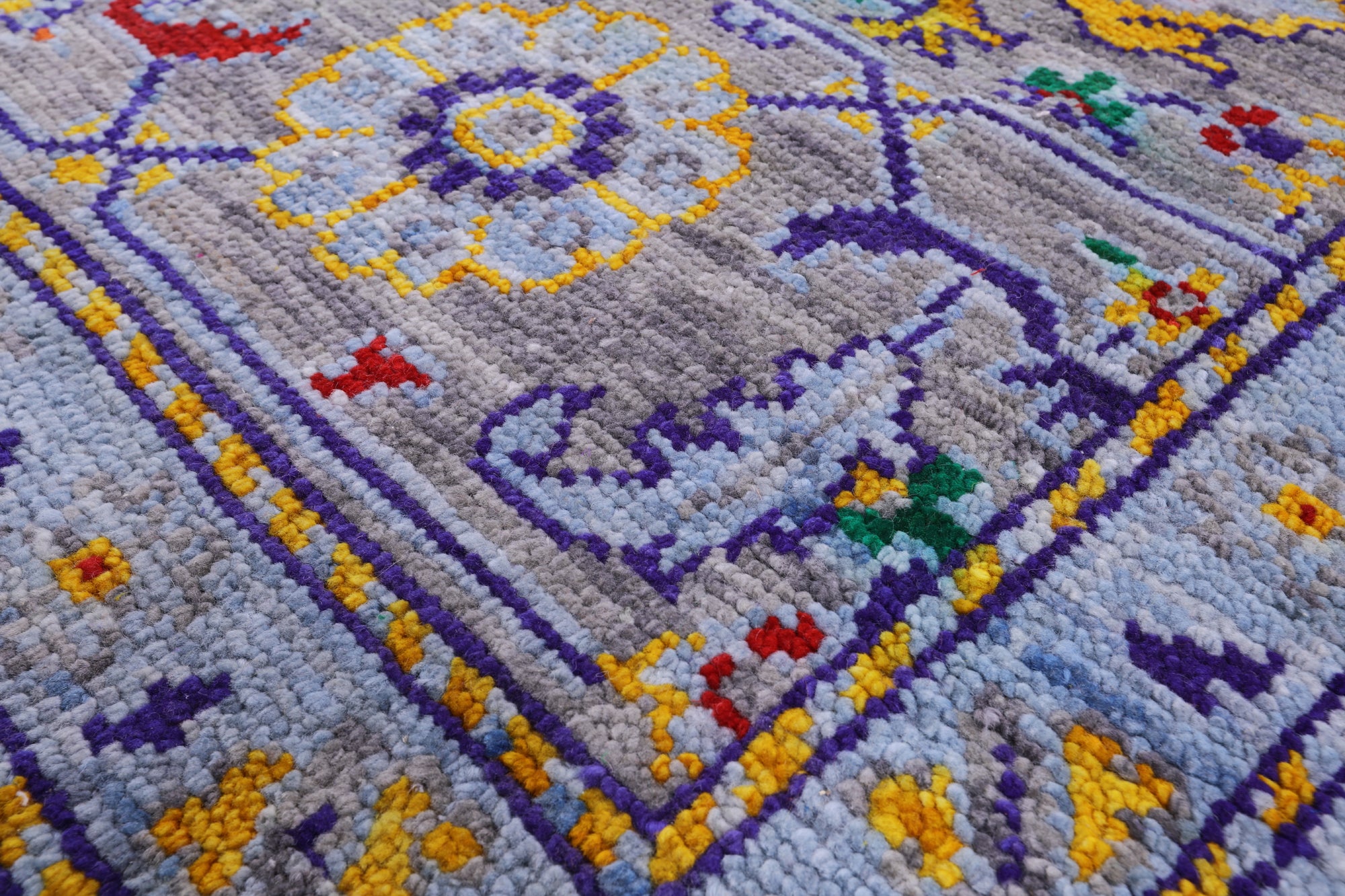 Blue Heriz Serapi Hand Knotted Wool Rug - 9' 2" X 12' 2" - Golden Nile