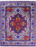 Heriz Serapi Handmade Wool & Silk Rug - 9' 1" X 11' 5" - Golden Nile