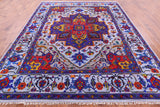 Heriz Serapi Handmade Wool & Silk Rug - 9' 1" X 11' 5" - Golden Nile