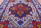 Heriz Serapi Handmade Wool & Silk Rug - 9' 1" X 11' 5" - Golden Nile