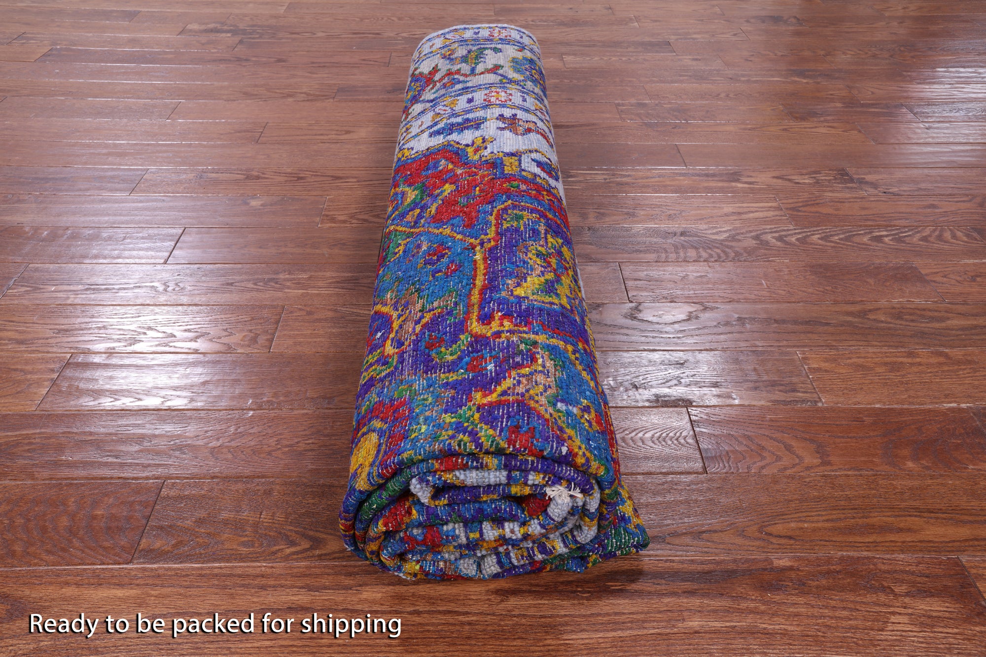 Heriz Serapi Handmade Wool & Silk Rug - 9' 1" X 11' 6" - Golden Nile