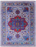 Heriz Serapi Handmade Wool & Silk Rug - 9' 1" X 11' 6" - Golden Nile