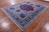 Heriz Serapi Handmade Wool & Silk Rug - 9' 1" X 11' 6" - Golden Nile