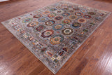 Turkmen Ersari Hand Knotted Wool Rug - 7' 11" X 10' 4" - Golden Nile