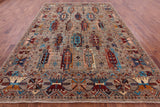 Persian Fine Serapi Hand Knotted Wool Rug - 8' 10" X 12' 2" - Golden Nile