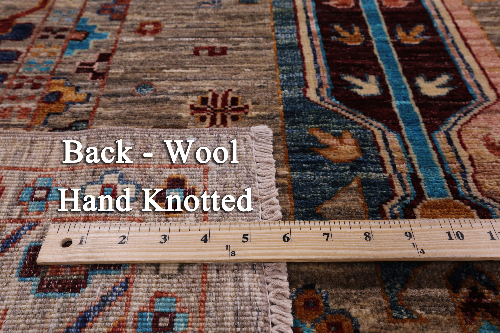 Persian Fine Serapi Hand Knotted Wool Rug - 8' 10" X 12' 2" - Golden Nile