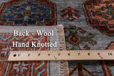 Turkmen Ersari  Hand Knotted Wool Rug - 8' 2" X 11' 4" - Golden Nile