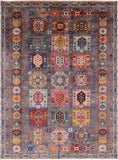 Tribal Persian Hand Knotted Wool Rug - 5' 8" X 7' 8" - Golden Nile