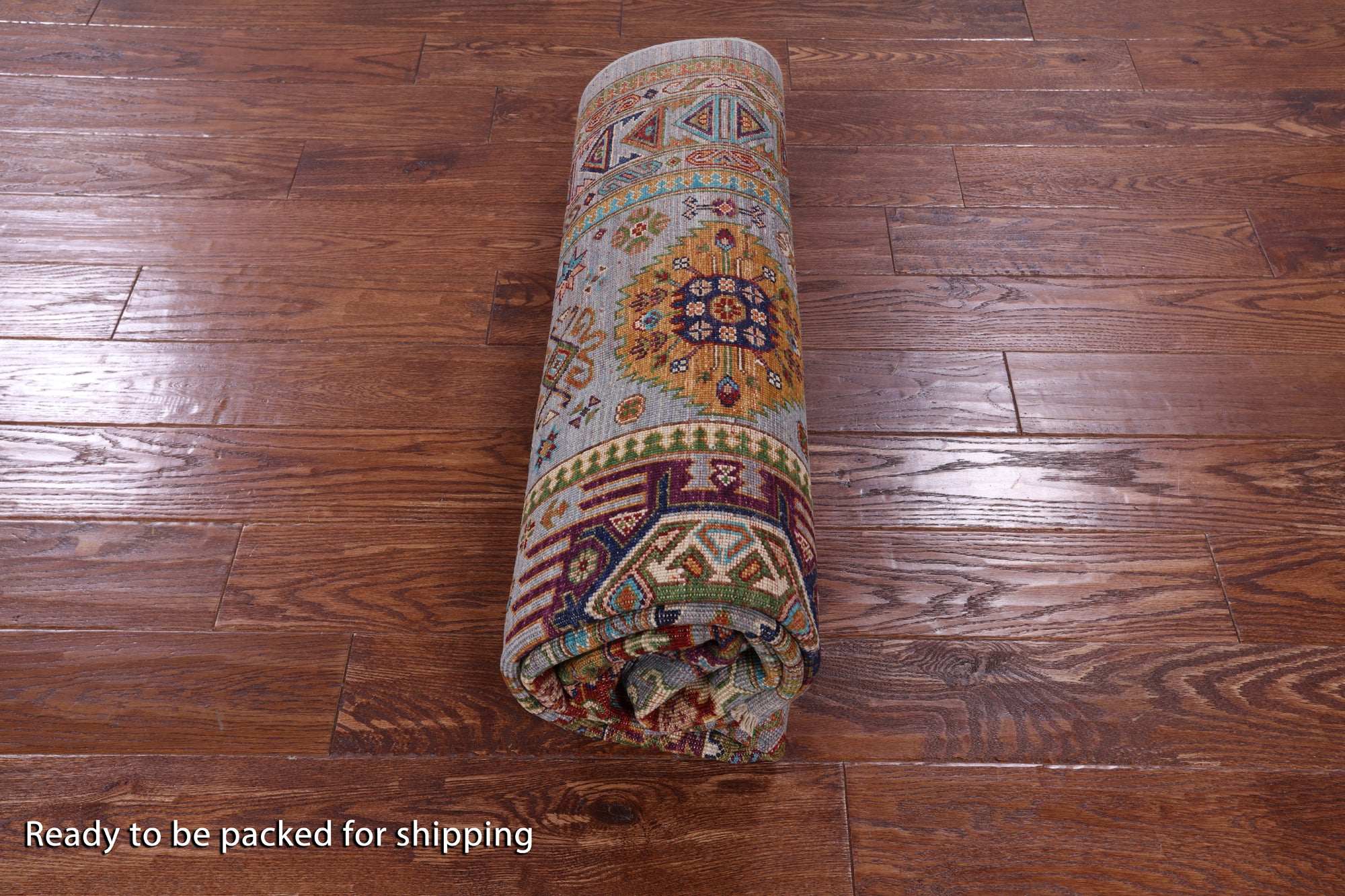 Turkmen Ersari Hand Knotted Wool Rug - 5' 5" X 7' 10" - Golden Nile