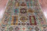 Turkmen Ersari Hand Knotted Wool Rug - 5' 5" X 7' 10" - Golden Nile