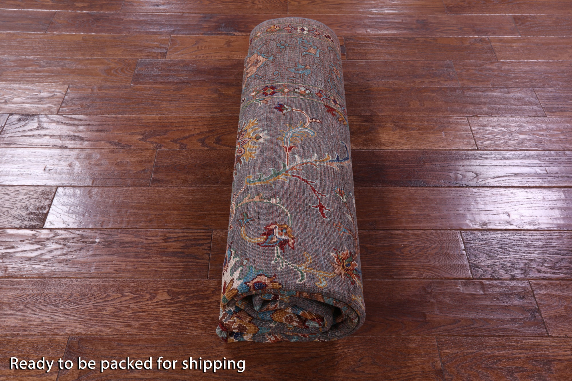 Grey Persian Tabriz Hand Knotted Wool Rug - 5' 7" X 8' 0" - Golden Nile