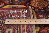 Turkmen Ersari Hand Knotted Wool Rug - 4' 0" X 6' 4" - Golden Nile