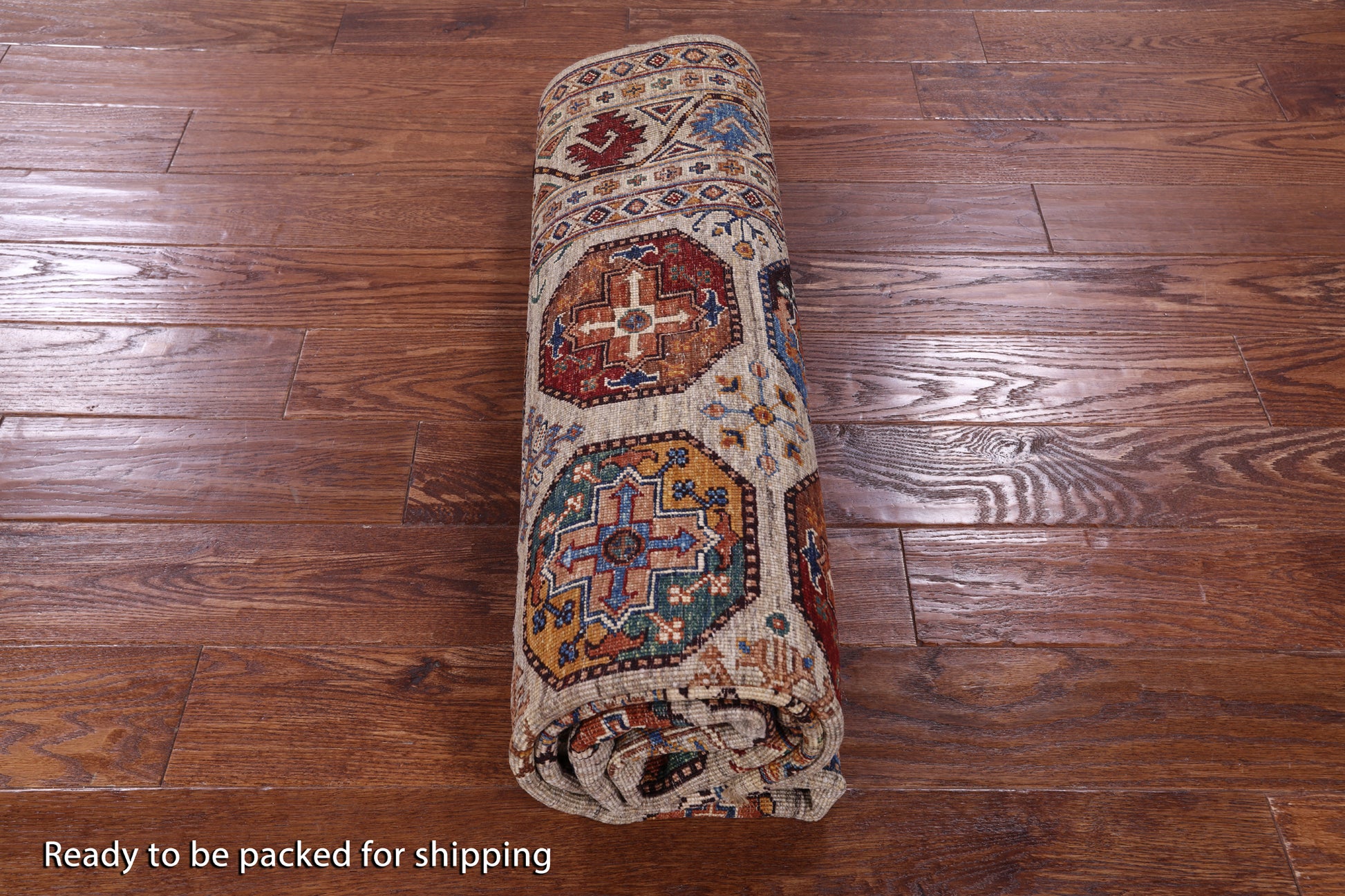 Turkmen Ersari Hand Knotted Wool Rug - 5' 7" X 7' 10" - Golden Nile