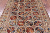Turkmen Ersari Hand Knotted Wool Rug - 5' 7" X 7' 10" - Golden Nile