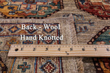Turkmen Ersari Hand Knotted Wool Rug - 5' 7" X 7' 10" - Golden Nile