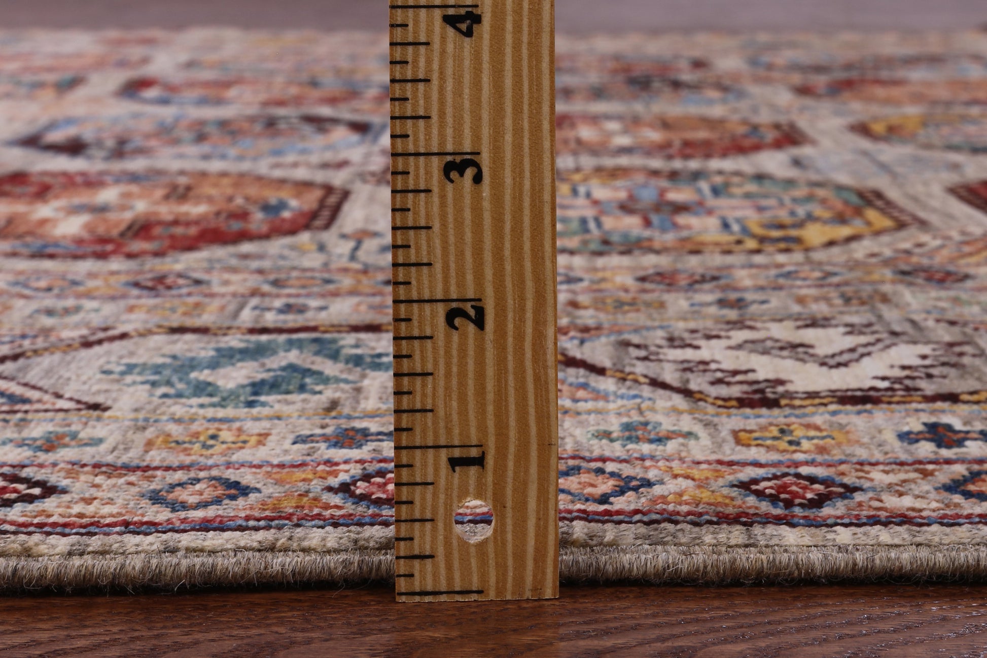 Turkmen Ersari Hand Knotted Wool Rug - 5' 7" X 7' 10" - Golden Nile