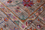 Peshawar Hand Knotted Wool Rug - 5' 6" X 8' 1" - Golden Nile
