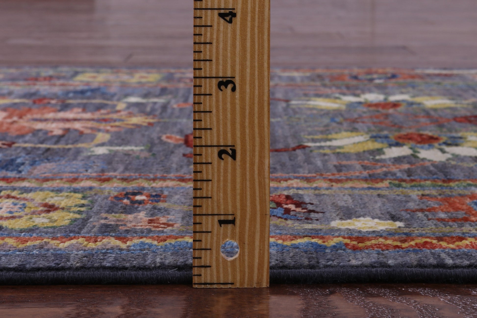 Grey Peshawar Hand Knotted Wool Runner Rug - 2' 8" X 10' 3" - Golden Nile