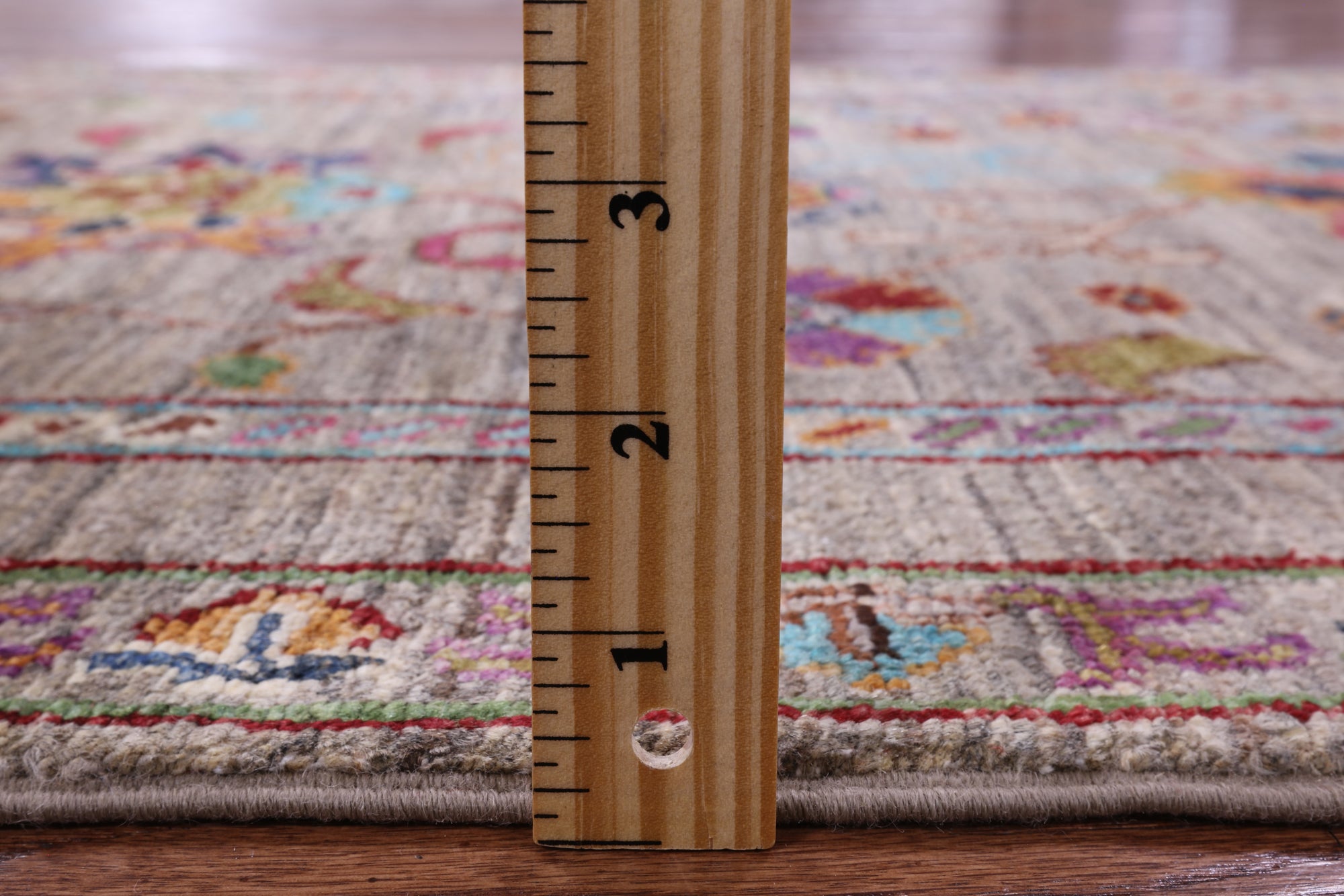 Peshawar Hand Knotted Wool Runner Rug - 2' 7" X 9' 10" - Golden Nile