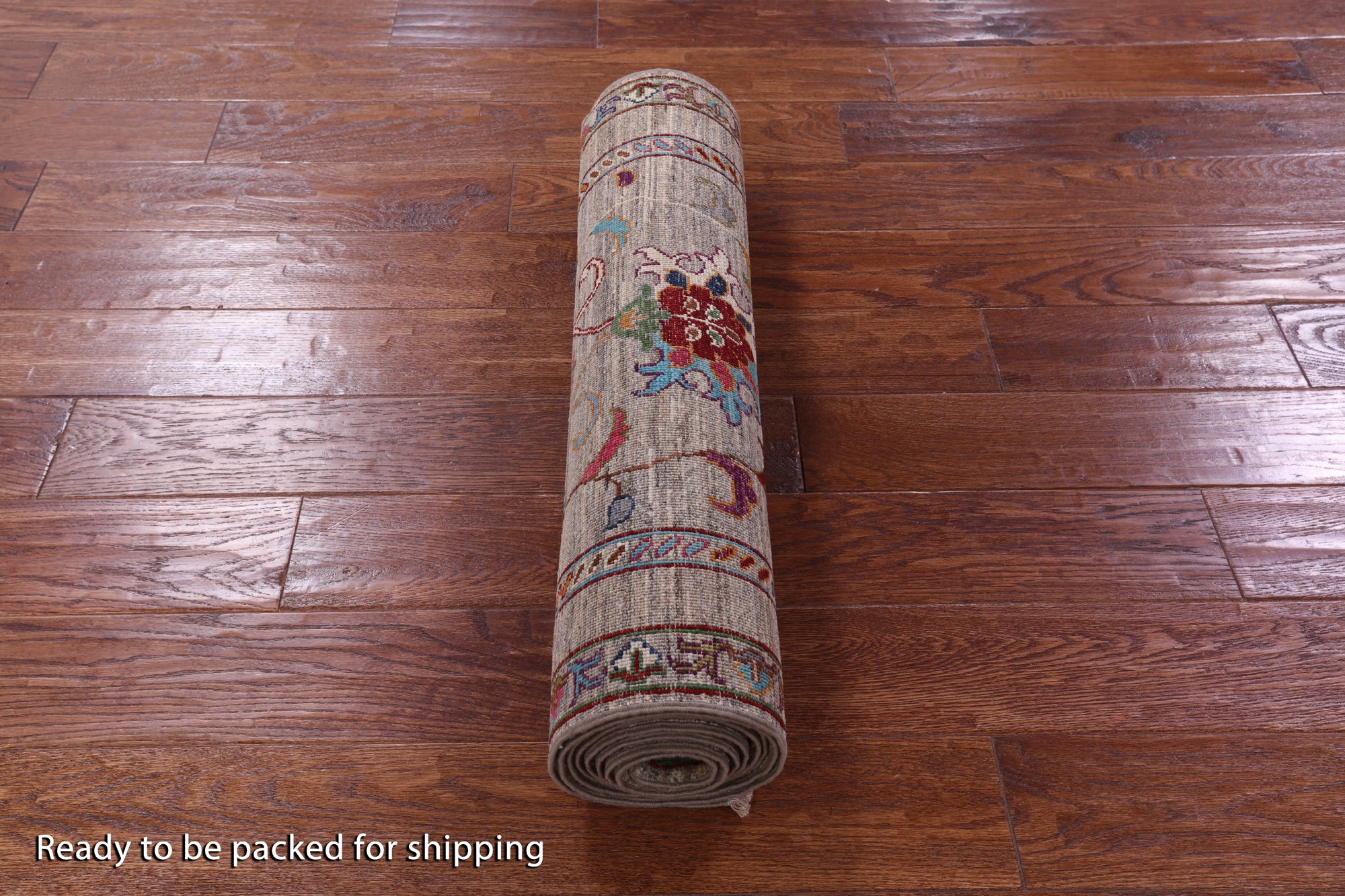 Peshawar Hand Knotted Wool Runner Rug - 2' 7" X 9' 10" - Golden Nile