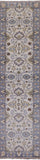 Ivory Turkish Oushak Handmade Wool Runner Rug - 2' 7" X 10' 3" - Golden Nile